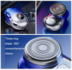 Mini Portable Electric Shaver – USB Rechargeable Pocket Razor for Men