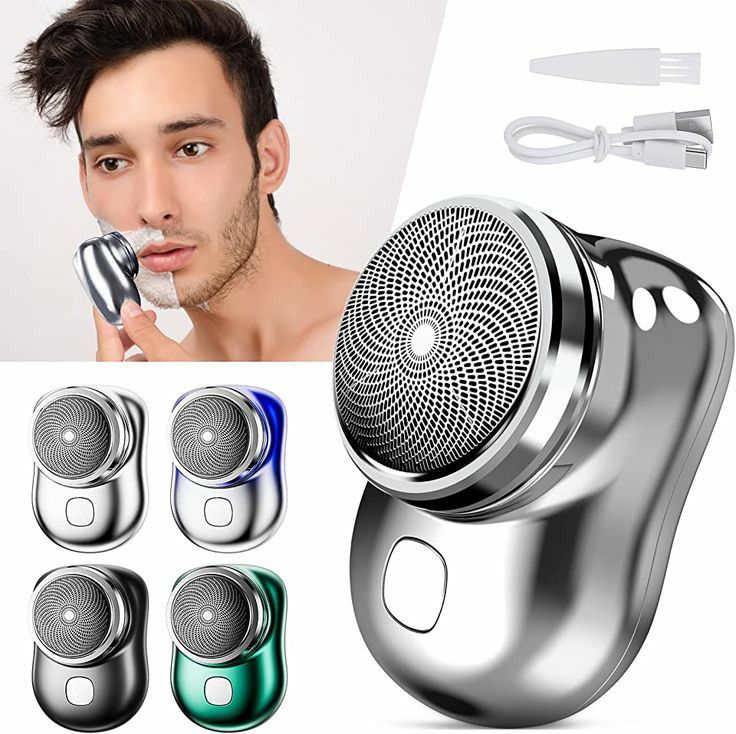 Mini Portable Electric Shaver – USB Rechargeable Pocket Razor for Men